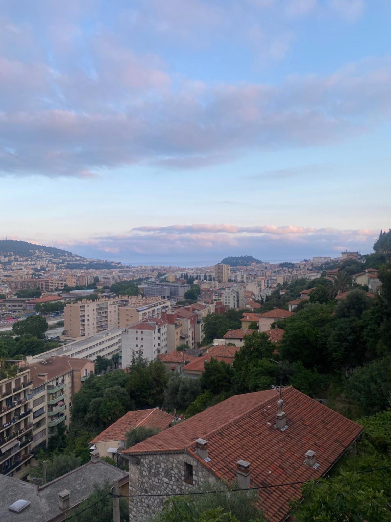 Appartement-Nice 01 Vue Mer - Panoramique Wifi-Parking Bagian luar foto