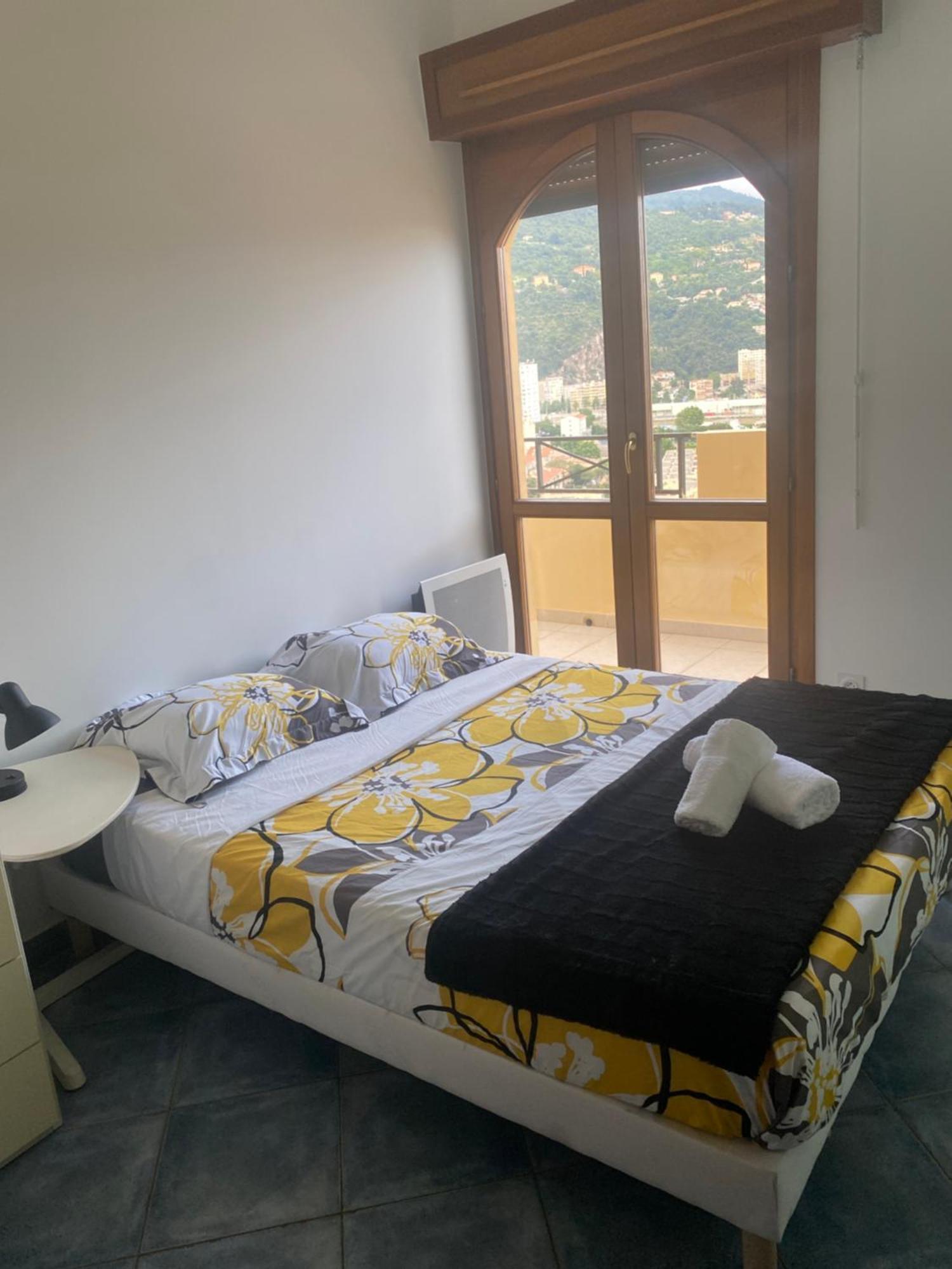 Appartement-Nice 01 Vue Mer - Panoramique Wifi-Parking Bagian luar foto