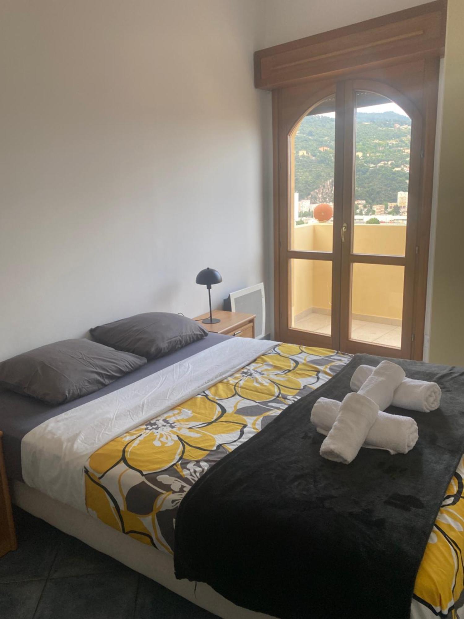 Appartement-Nice 01 Vue Mer - Panoramique Wifi-Parking Bagian luar foto