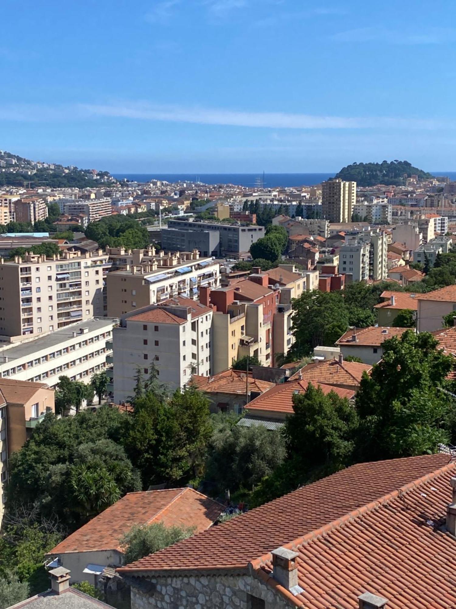Appartement-Nice 01 Vue Mer - Panoramique Wifi-Parking Bagian luar foto